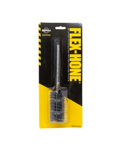 1 1/8″ Bore Diameter × 3″ Hone Length × 8″ Overall Length, 40 Grit, Boron Carbide - Standard Duty Flex-Hone