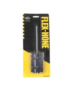 1 5/8″ Bore Diameter × 3″ Hone Length × 8″ Overall Length, 40 Grit, Silicon Carbide - Standard Duty Flex-Hone