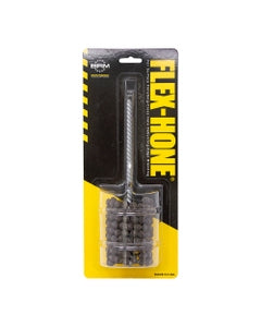 1 3/4″ Bore Diameter × 3″ Hone Length × 8″ Overall Length, 60 Grit, Aluminum Oxide - Standard Duty Flex-Hone