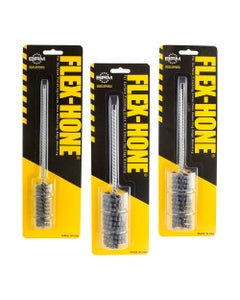 ‎0.875″-1.375″ Bore Diameter x  Hone Length x  Overall Length, 240 Grit, Silicon Carbide - Flex-Hone Kit
