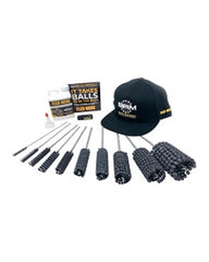 ‎0.250″-2.00″ Bore Diameter x  Hone Length x  Overall Length, 600 Grit, Aluminum Oxide - Flex-Hone Kit