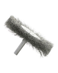 1 3/8″ Diameter × 0.187″ Width, Carbon Steel, 0.008″ Crimped Bristle, Wheel Brush