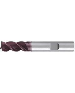 Square End Mill; 5 mm Dia. × 10 mm LOC × 6 mm Shank Dia. × 57 mm OAL ; 3 FL ; Carbide ; AlTiN ; Series 2519A