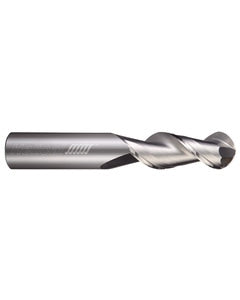 0.5″ Dia. × 0.5″ Shank × 1.25″ DOC × 3″ OAL, UN, 2 Flute, Ballnose End Mill