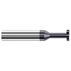 ‎Keyseat Cutter, 5/16″ Dia. × 5/16″ Shank Dia. × 3/32″ CW × 2-1/2″ OAL, 6 Teeth, Carbide, Round Shank, AlTiN, Specialty Profiles