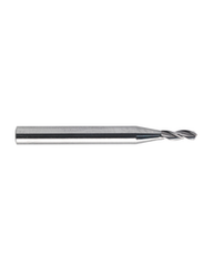 0.6 mm Dia. × 3 mm Shank Dia. × 30 mm OAL × 3 mm LCF, 140 Degrees, 3 Flute, TiAlN - Solid Carbide Drills