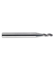 0.95 mm Dia. × 3 mm Shank Dia. × 38 mm OAL × 9.5 mm LCF, 140 Degrees, 3 Flute, TiAlN - Solid Carbide Drills