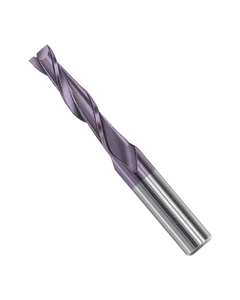 0.8 mm Dia. × 0.157″ LOC × 0.118″ Shank Dia. × 1.535″ OAL, 2 Flute, Carbide, Hard'X Miniture End Mill