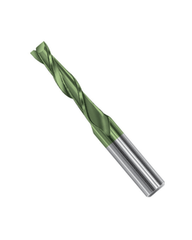 0.8 mm Dia. × 0.157″ LOC × 0.118″ Shank Dia. × 1.535″ OAL, 2 Flute, Carbide, Hard'X Miniture End Mill