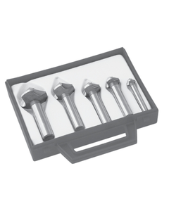‎#483 - 5 pc Countersink Set, 10.4 mm to 31 mm, 82 Degrees, HSSCo, TiN