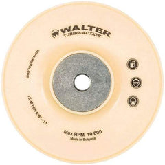 WALTER Surface Technologies - 6" Diam Disc Backing Turbo Backing Pad - 10,000 RPM - Industrial Tool & Supply