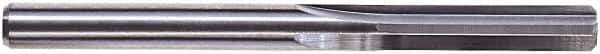 M.A. Ford - Letter V Solid Carbide 6 Flute Chucking Reamer - Straight Flute, Straight Shank, 1-1/4" Flute Length, 3-1/2" OAL - Industrial Tool & Supply