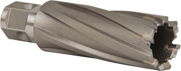 Nitto Kohki - 1" Diam x 2" Deep Carbide-Tipped Annular Cutter - Industrial Tool & Supply