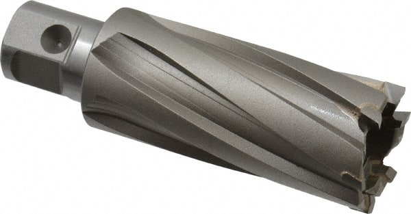 Nitto Kohki - 1-1/8" Diam x 2" Deep Carbide-Tipped Annular Cutter - Industrial Tool & Supply