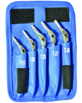 5 Piece - T15 - T30 - Chrome HexPro Pivot Head Star Wrench Set - Industrial Tool & Supply