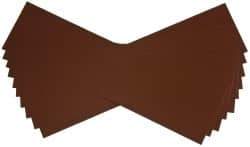 Made in USA - 10 Piece, 5" Wide x 20" Long Plastic Shim Stock Sheet - Brown, ±10% Tolerance - Industrial Tool & Supply