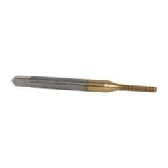 Balax - #1-64 UNC H3 Thread Limit Bottoming Thread Forming Tap - High Speed Steel, TiN Finish, 1-11/16" OAL, 3/8" Thread Length, Right Hand Thread, Series BXB - Exact Industrial Supply