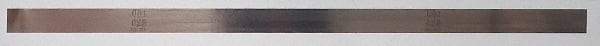 SPI - 0.015 Inch Thick x 1/2 Inch Wide x 12 Inch Leaf Length, Feeler Gage - Tempered Steel - Industrial Tool & Supply