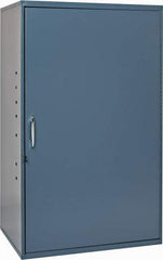 Durham - 2 Shelf Wall Storage Cabinet - Steel, 19-7/8" Wide x 14-1/4" Deep x 32-3/4" High, Gray - Industrial Tool & Supply