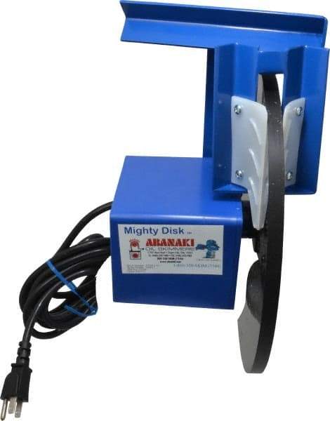 Abanaki - 4" Reach, 1.5 GPH Oil Removal Capacity, Disk Oil Skimmer - 40 to 160°F - Industrial Tool & Supply