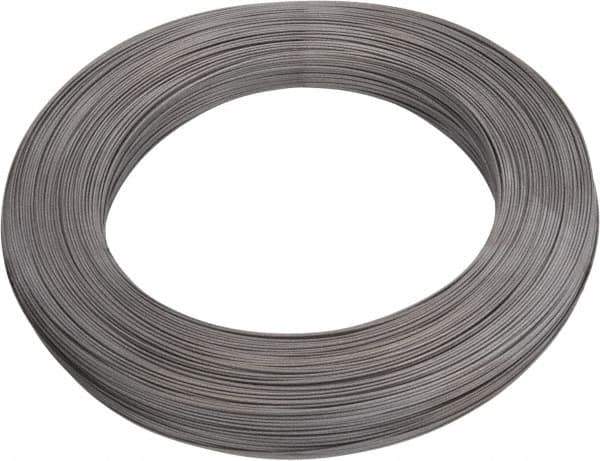 Value Collection - 10 Gage, 0.024 Inch Diameter x 651 Ft. Long, High Carbon Steel, Tempered Music Wire Coil - ASTM A228, 1 Lb. Shipping Weight - Industrial Tool & Supply