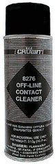 Crown - 10.9 Ounce Aerosol Contact Cleaner - 0°F Flash Point, Flammable, Food Grade, Plastic Safe - Industrial Tool & Supply