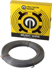 Value Collection - 15 Gage, 0.035 Inch Diameter x 306 Ft. Long, High Carbon Steel, Tempered Music Wire Coil - ASTM A228, 1 Lb. Shipping Weight - Industrial Tool & Supply