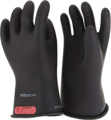 Salisbury by Honeywell - Class 0, Size 2XL (11), 11" Long, Rubber Lineman's Glove - 1,000 AC Max Use Voltage, 5,000 AC Test Voltage, Black, ASTM D120, IEC EN60903 - Industrial Tool & Supply