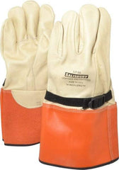 Salisbury by Honeywell - Size 2XL (11), 14" Long, Cowhide Leather Protector - Not for Electrical Protection (ASTM F696-02), Wear Over Rubber Insulating Gloves, ASTM F496 - Industrial Tool & Supply