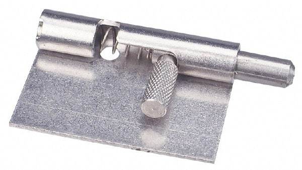 Made in USA - 1-3/4" Long x 1" Wide x 0.05" Thick, Un-Hinge - Stainless Steel - Industrial Tool & Supply