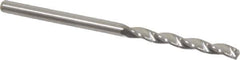 M.A. Ford - 2.5mm 150° Solid Carbide Jobber Drill - Bright Finish, Right Hand Cut, Parabolic Flute, Straight Shank, 43mm OAL, Standard Point - Industrial Tool & Supply