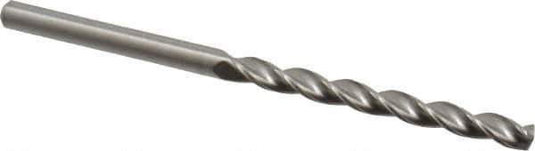 M.A. Ford - #31 150° Solid Carbide Jobber Drill - Bright Finish, Right Hand Cut, Parabolic Flute, Straight Shank, 2-1/4" OAL, Standard Point - Industrial Tool & Supply