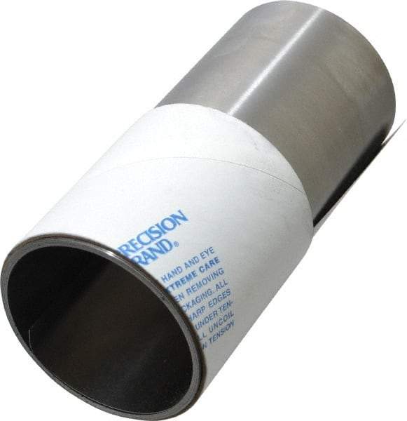 Made in USA - 100 Inch Long x 6 Inch Wide x 0.009 Inch Thick, Roll Shim Stock - Steel - Industrial Tool & Supply