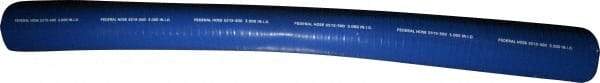 Federal Hose - 3" ID x 3.32" OD x 3' OAL, Coolant Hose - -65 to 350°F, Blue - Industrial Tool & Supply