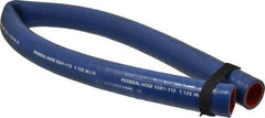 Federal Hose - 1-1/8" ID x 1.52" OD x 3' OAL, Coolant Hose - -65 to 350°F, Blue - Industrial Tool & Supply