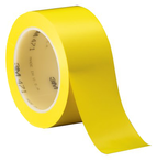 List 471 4" x 36 yds Vinyl Tape - Yellow - Industrial Tool & Supply