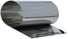 Made in USA - 1.25 m Long x 150 mm Wide x 0.65 mm Thick, Roll Shim Stock - Stainless Steel - Industrial Tool & Supply