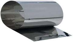 Made in USA - 1.25 m Long x 150 mm Wide x 0.15 mm Thick, Roll Shim Stock - Stainless Steel - Industrial Tool & Supply