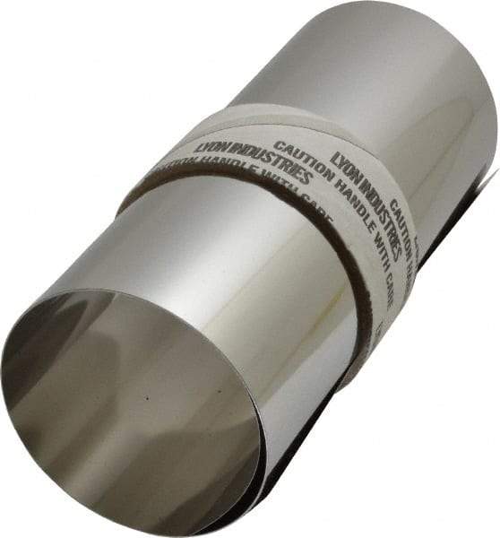 Made in USA - 50 Inch Long x 6 Inch Wide x 0.003 Inch Thick, Roll Shim Stock - Stainless Steel - Industrial Tool & Supply