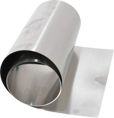 Made in USA - 50 Inch Long x 6 Inch Wide x 0.006 Inch Thick, Roll Shim Stock - Stainless Steel - Industrial Tool & Supply
