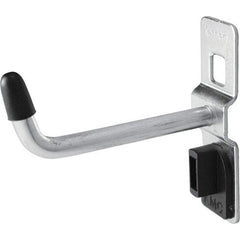 Kennedy - 1/4" Diam, 2" Long Single Vertical End Pegboard Hook - Steel - Industrial Tool & Supply