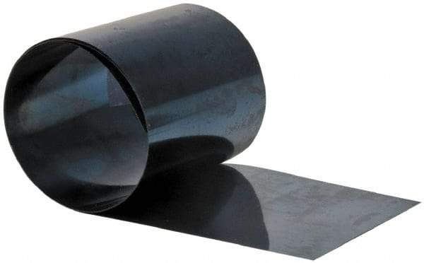 Made in USA - 6" Wide x 25" Long x 0.032" Thick, Spring Steel Sheet - Grade 1095 Blue Tempered - Industrial Tool & Supply