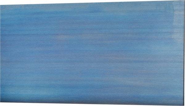 Made in USA - 6" Wide x 25" Long x 0.008" Thick, Spring Steel Sheet - Grade 1095 Blue Tempered - Industrial Tool & Supply