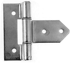 Made in USA - 3-3/4" Long x 2" Wide, Hinge - Zinc, Zinc Plated Finish - Industrial Tool & Supply
