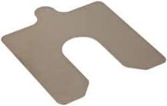 Made in USA - Metal Shim Stock Type: Slotted Shim Material: Stainless Steel - Industrial Tool & Supply