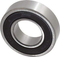 Value Collection - 1" Bore Diam, 2" OD, Double Seal Semi Ground Extra Light Radial Ball Bearing - 9/16" Wide, 1 Row, Round Bore, 1,565 Lb Static Capacity, 2,914 Lb Dynamic Capacity - Industrial Tool & Supply