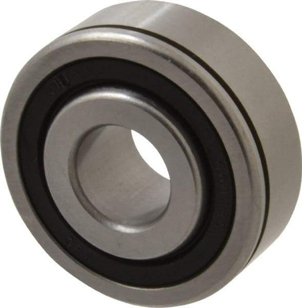 Value Collection - 5/8" Bore Diam, 1-3/4" OD, Double Seal Semi Ground Extra Light Radial Ball Bearing - 1 Row, Round Bore, 707 Lb Static Capacity, 1,366 Lb Dynamic Capacity - Industrial Tool & Supply