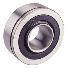 Value Collection - 1-1/8" Bore Diam, 2-9/16" OD, Double Seal Semi Ground Extra Light Radial Ball Bearing - 1 Row, Round Bore, 1,831 Lb Static Capacity, 3,070 Lb Dynamic Capacity - Industrial Tool & Supply