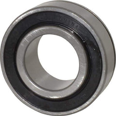 Value Collection - 1" Bore Diam, 2" OD, Double Seal Semi Ground Extra Light Radial Ball Bearing - 1 Row, Round Bore, 1,096 Lb Static Capacity, 2,040 Lb Dynamic Capacity - Industrial Tool & Supply