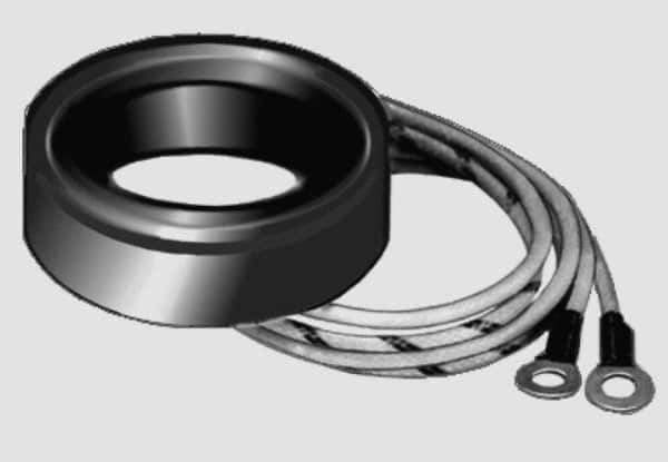 Simpson Electric - 2 VA Burden, 400 Amp AC Input, 5 Amp AC Output, 50 to 400 Hz, Panel Meter Donut Current Transformer - Screw Terminal, For Use with AC Ammeter - Industrial Tool & Supply